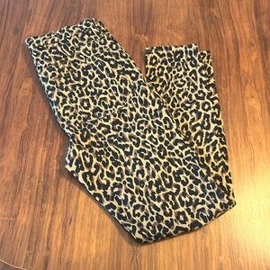 J.Crew High Rise Skinny Animal Print Jean
